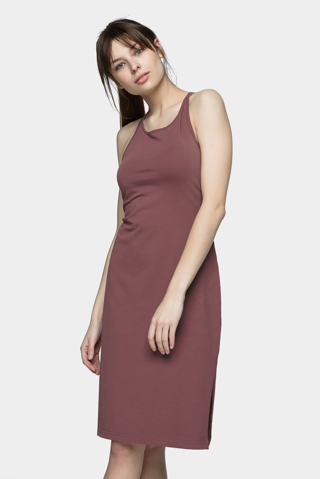 4F H4L21-SUDD013 BURGUNDY Dámské šaty US XL H4L21-SUDD013 BURGUNDY - náhled 1
