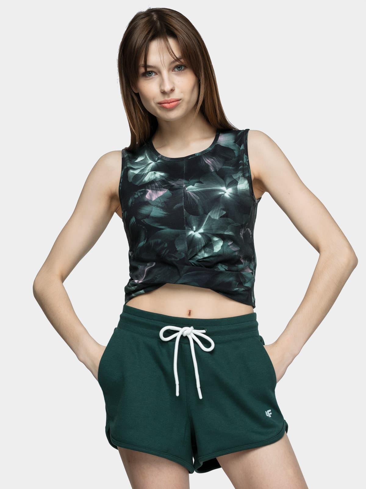 4F H4L21-TSD012 MULTICOLOUR 1 Dámské tílko US L H4L21-TSD012 MULTICOLOUR 1