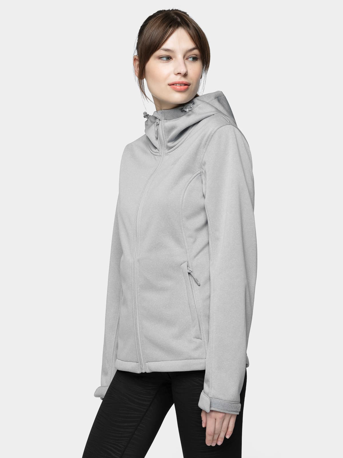 4F NOSH4-SFD001 COLD LIGHT GREY Dámská bunda US L NOSH4-SFD001 COLD LIGHT GREY - náhled 2