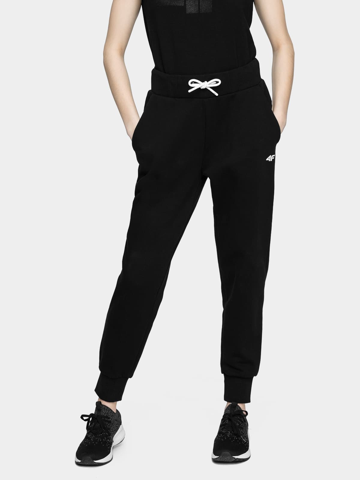 4F NOSH4-SPDD001 DEEP BLACK Dámské tepláky US XXL NOSH4-SPDD001 DEEP BLACK