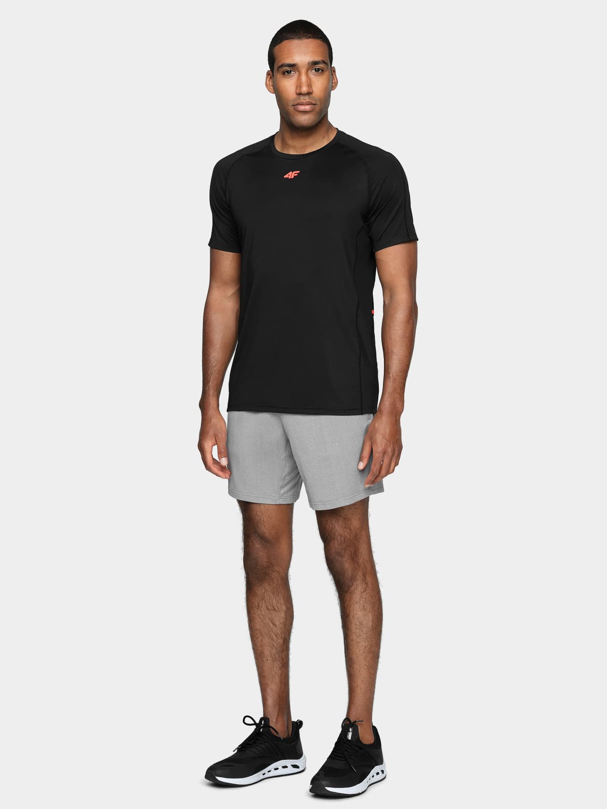 4F H4L21-TSMF016 DEEP BLACK Pánské tričko US XL H4L21-TSMF016 DEEP BLACK - náhled 4