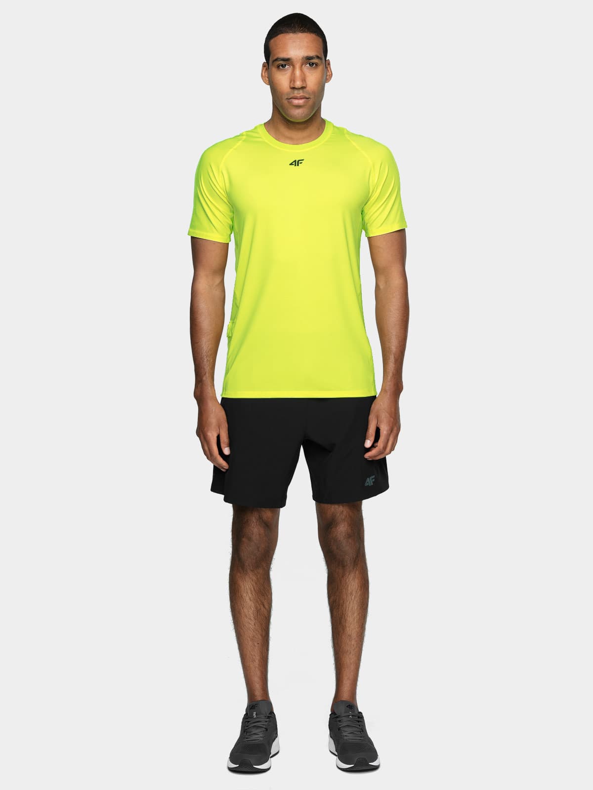4F H4L21-TSMF015 CANARY GREEN Pánské tričko US XXL H4L21-TSMF015 CANARY GREEN - náhled 4