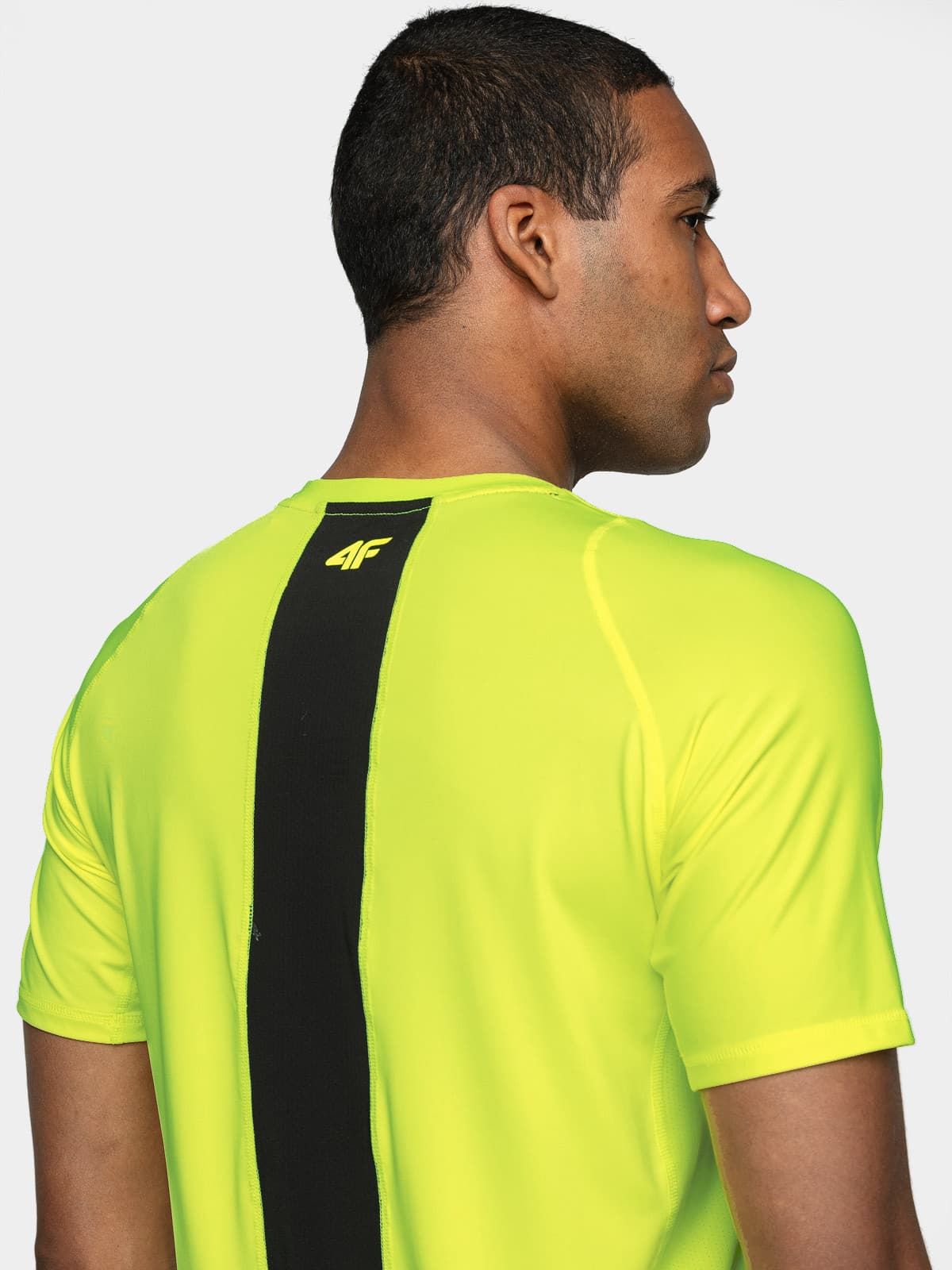 4F H4L21-TSMF015 CANARY GREEN Pánské tričko US XXL H4L21-TSMF015 CANARY GREEN - náhled 5