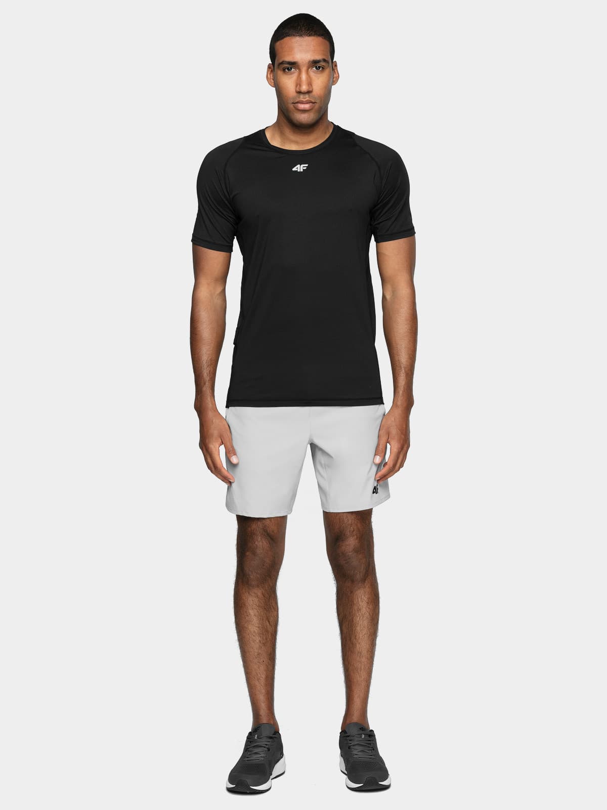 4F H4L21-TSMF015 DEEP BLACK Pánské tričko US XL H4L21-TSMF015 DEEP BLACK - náhled 4