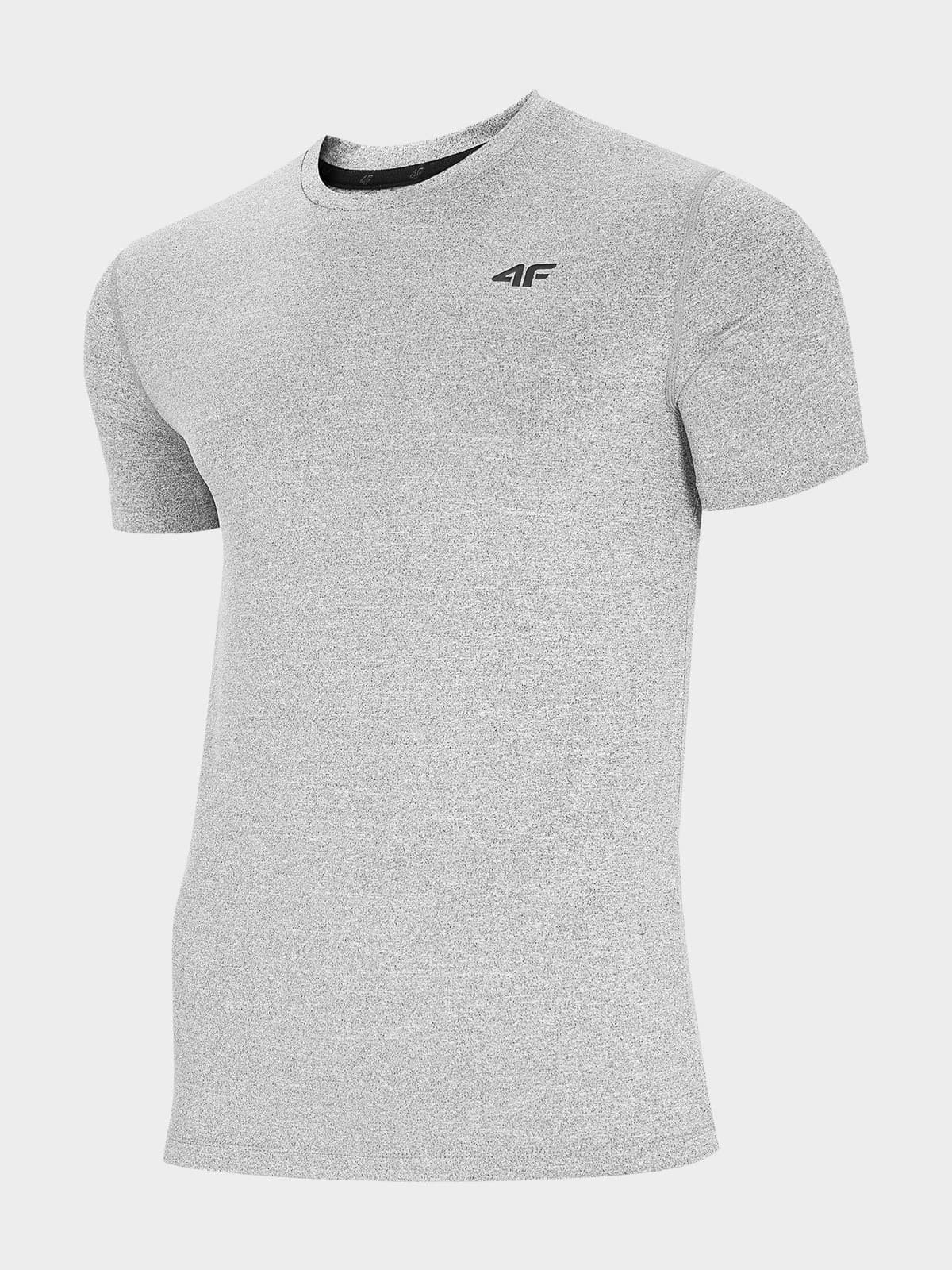 4F NOSH4-TSMF003 COLD LIGHT GREY Pánské tričko US M NOSH4-TSMF003 COLD LIGHT GREY - náhled 1