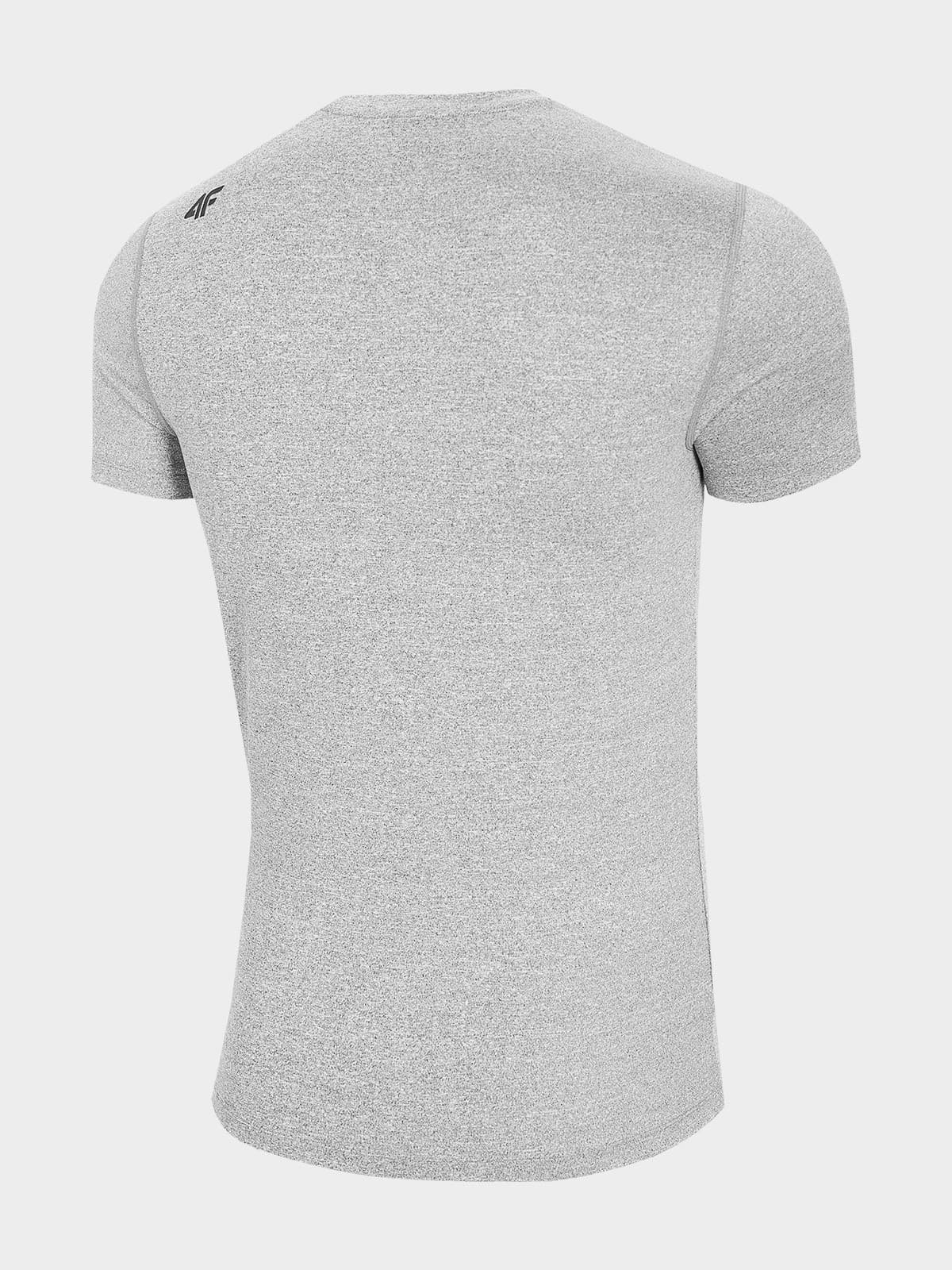 4F NOSH4-TSMF003 COLD LIGHT GREY Pánské tričko US M NOSH4-TSMF003 COLD LIGHT GREY - náhled 2