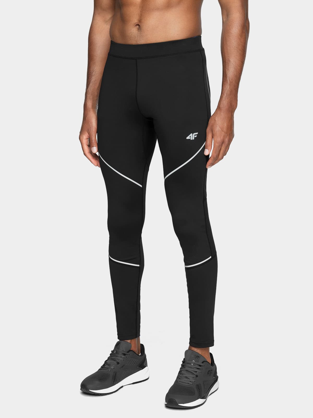 4F H4L21-SPMF010 DEEP BLACK Pánské legíny US M H4L21-SPMF010 DEEP BLACK - náhled 2