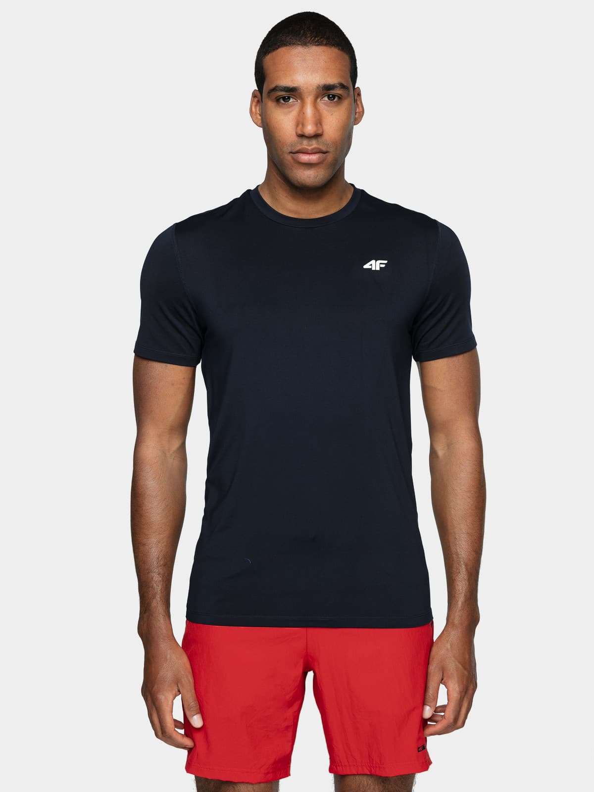4F NOSH4-TSMF002 NAVY Pánské tričko US M NOSH4-TSMF002 NAVY