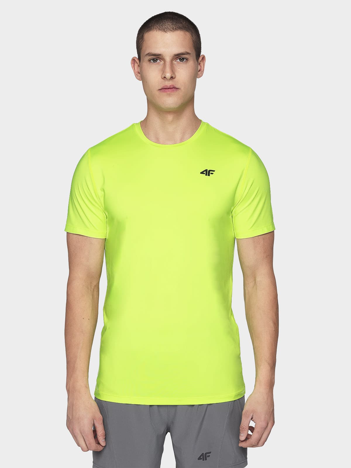 4F NOSH4-TSMF002 CANARY GREEN Pánské tričko US M NOSH4-TSMF002 CANARY GREEN - náhled 1