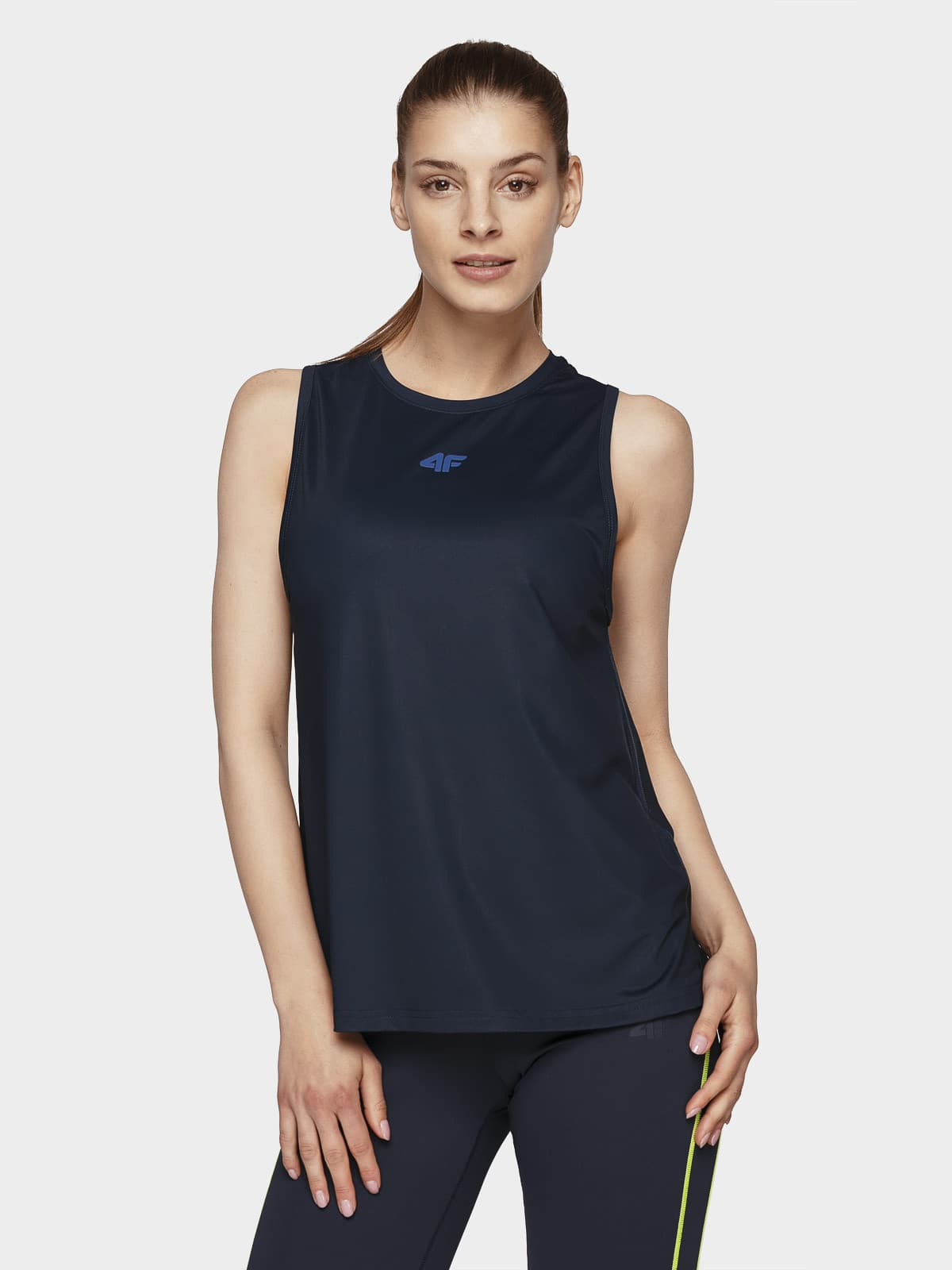 4F H4L21-TSDF020 DARK BLUE Dámské tílko US L H4L21-TSDF020 DARK BLUE