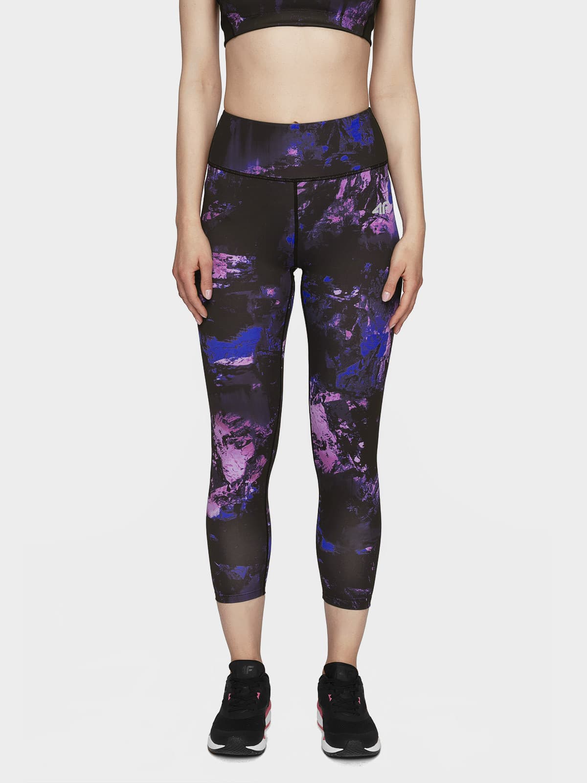 4F H4L21-SPDF011 MULTICOLOUR 2 Dámské legíny US L H4L21-SPDF011 MULTICOLOUR 2 - náhled 3
