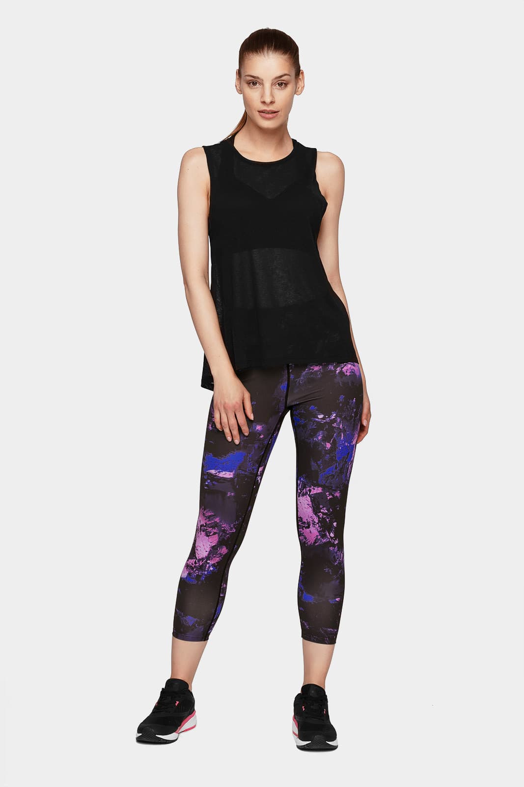 4F H4L21-TSDF024 DEEP BLACK Dámské tílko US L H4L21-TSDF024 DEEP BLACK - náhled 4