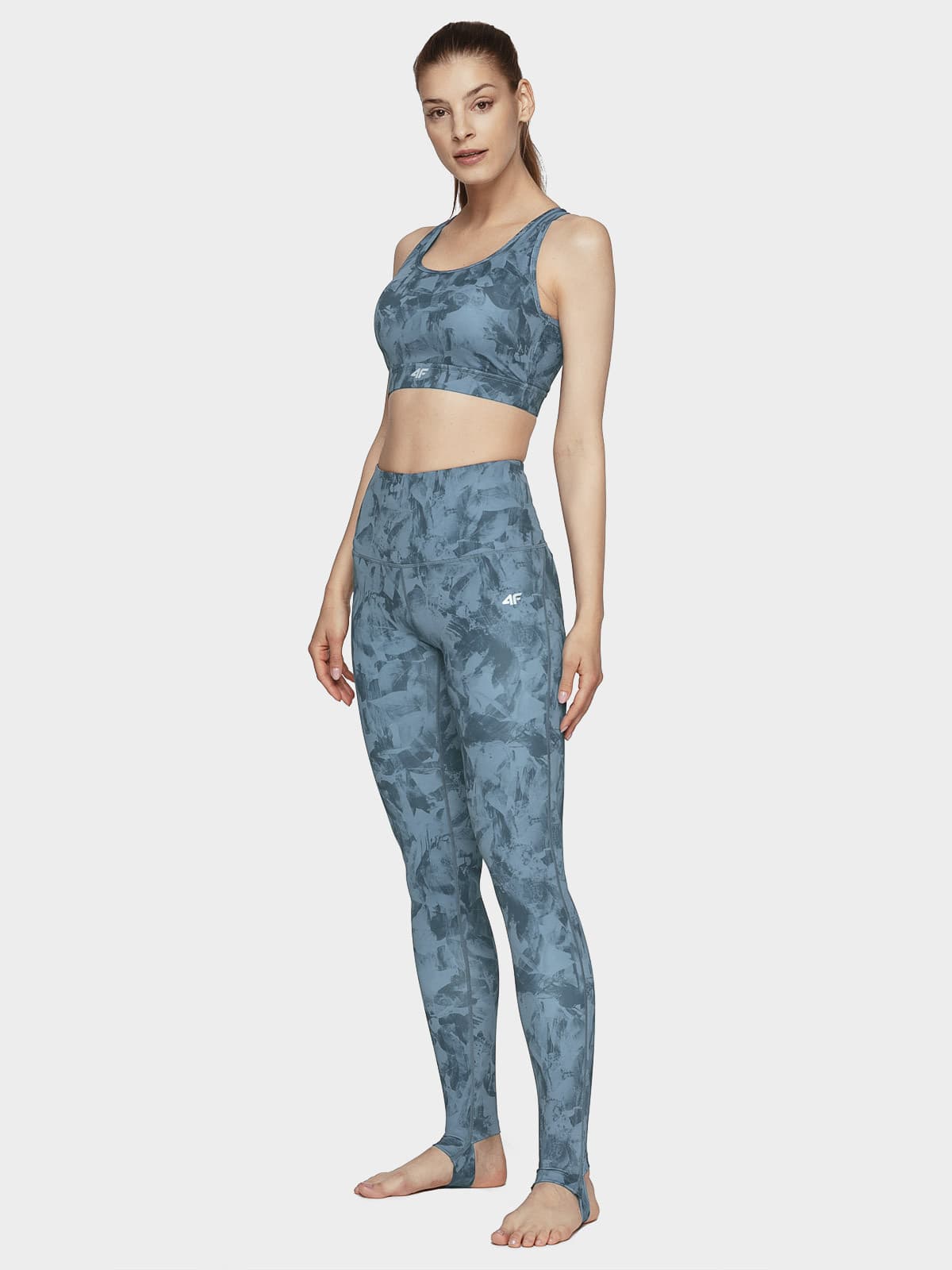 4F H4L21-SPDF018 MULTICOLOUR Dámské legíny US L H4L21-SPDF018 MULTICOLOUR - náhled 4
