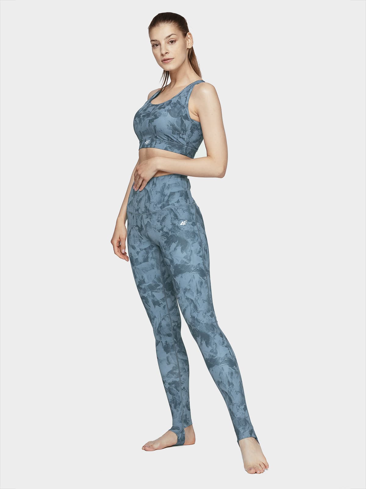 4F H4L21-SPDF018 MULTICOLOUR Dámské legíny US L H4L21-SPDF018 MULTICOLOUR - náhled 5