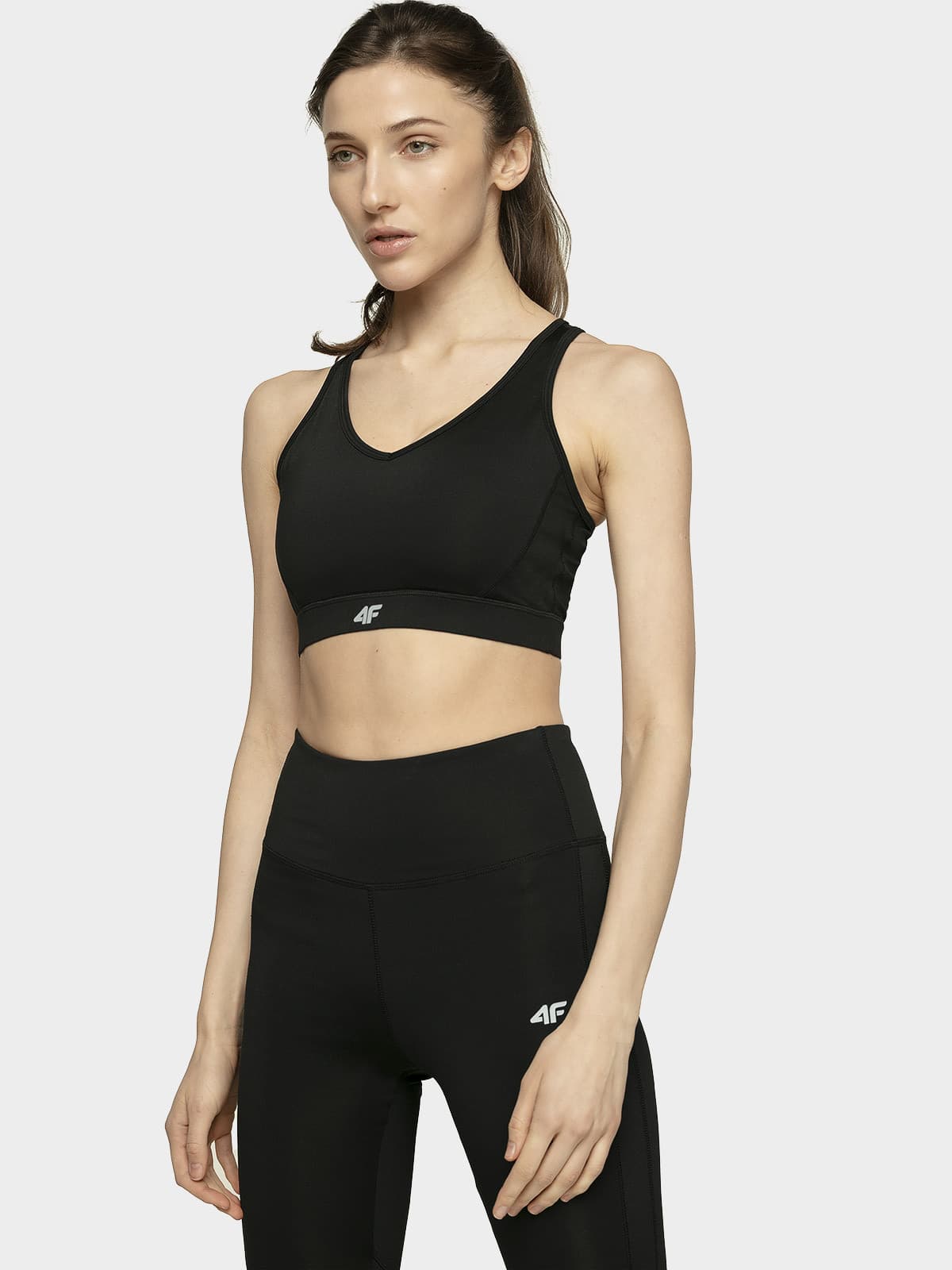 4F NOSH4-STAD001 DEEP BLACK Sportovní podprsenka US L NOSH4-STAD001 DEEP BLACK - náhled 3