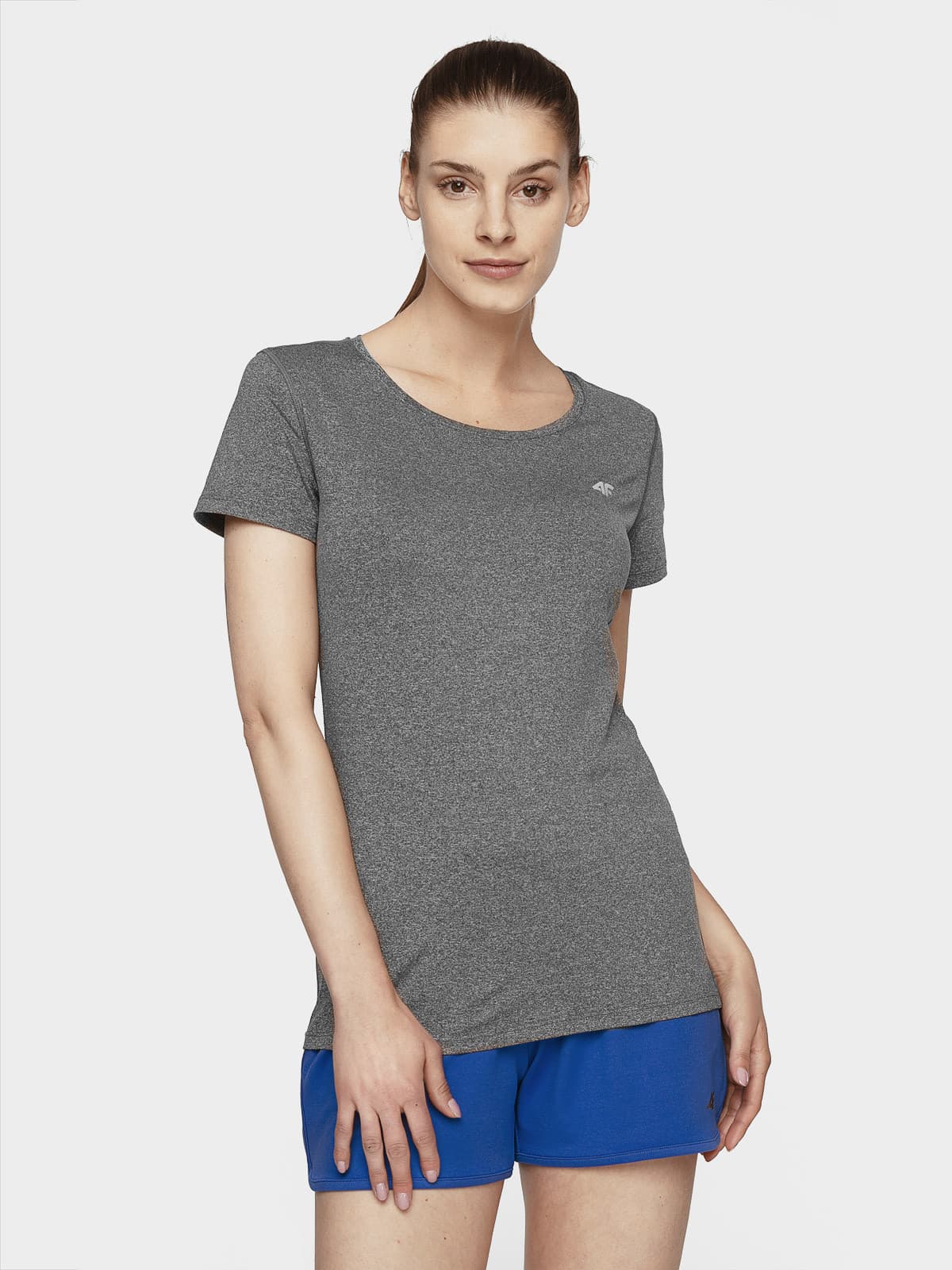 4F NOSH4-TSDF002 DARK GREY Dámské tričko US L NOSH4-TSDF002 DARK GREY - náhled 3