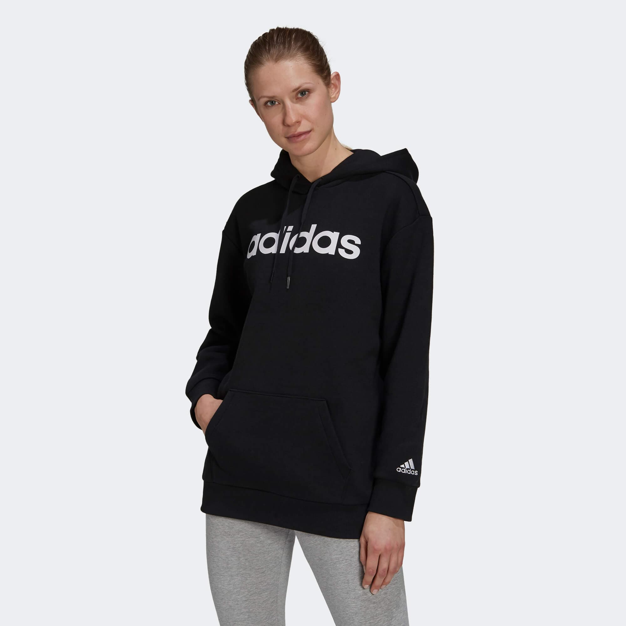 adidas Performance W LIN OV FL HD Dámská mikina US L GS1342 - náhled 2