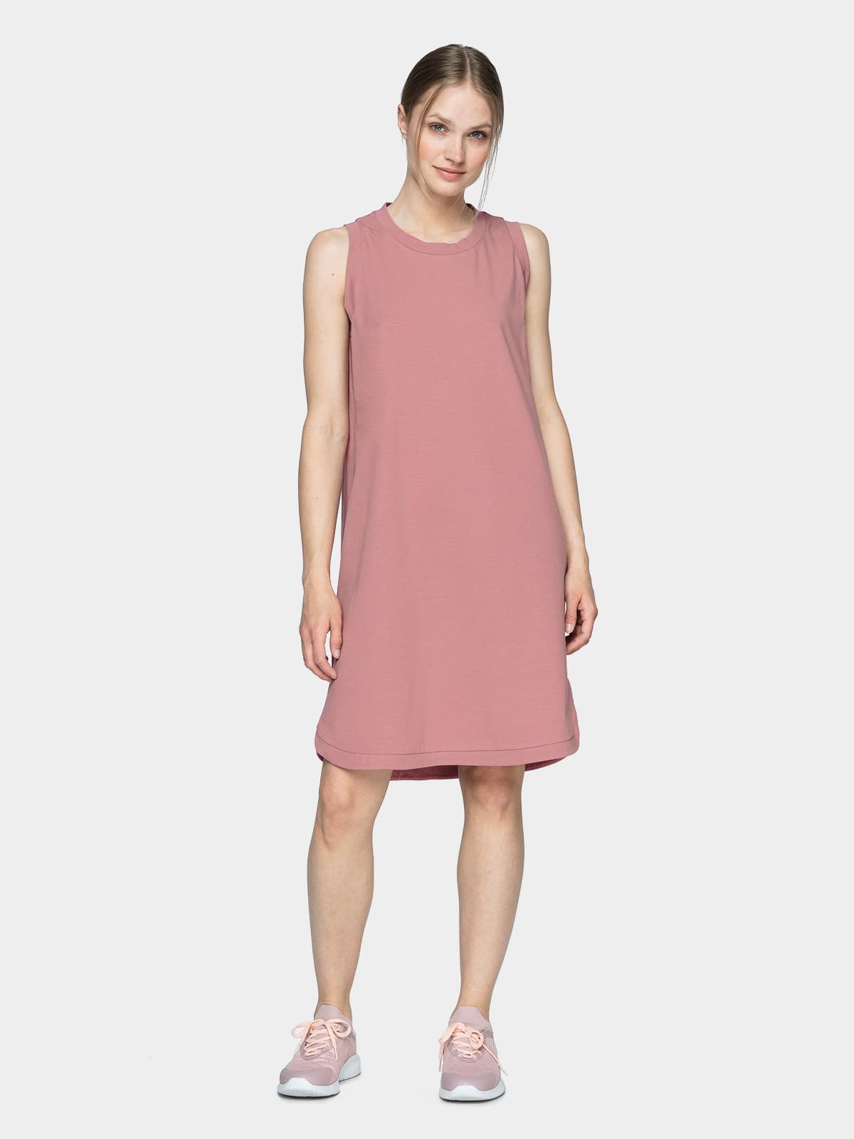 Outhorn HOL21-SUDD610 DARK PINK Dámské šaty US L HOL21-SUDD610 DARK PINK