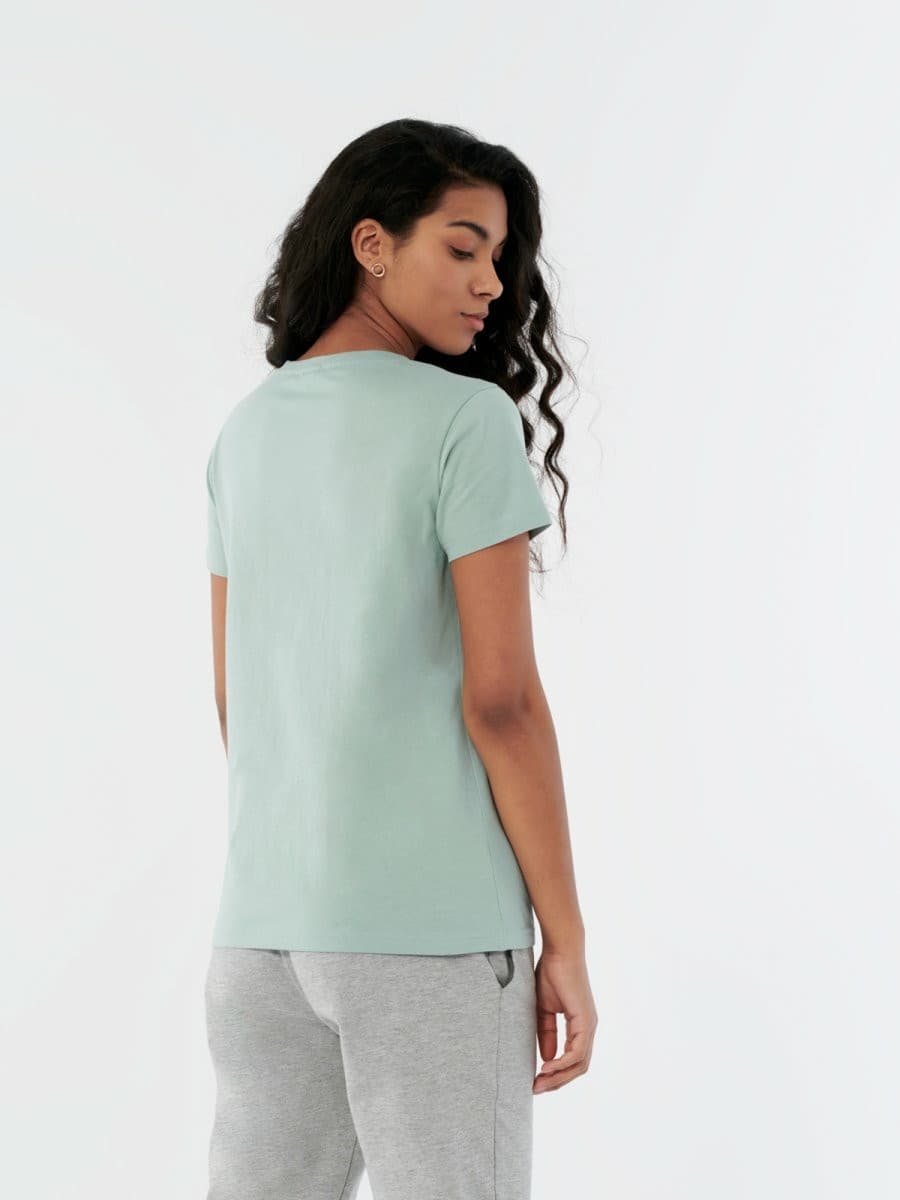 Outhorn HOL21-TSD606A AQUA Dámské tričko US XL HOL21-TSD606A AQUA - náhled 2