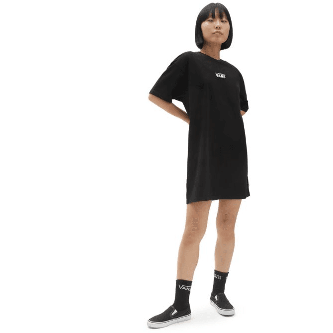 Vans WM CENTER VEE TEE DRESS Dámské šaty US S VN0A4RU2BLK1 - náhled 1