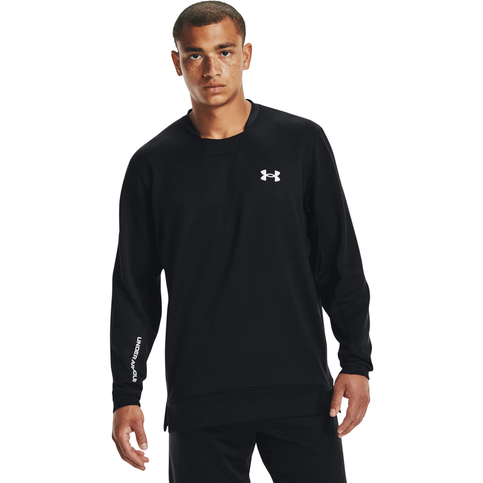 Under Armour UA ARMOUR TERRY CREW Pánská mikina US L 1366262-001 - náhled 3