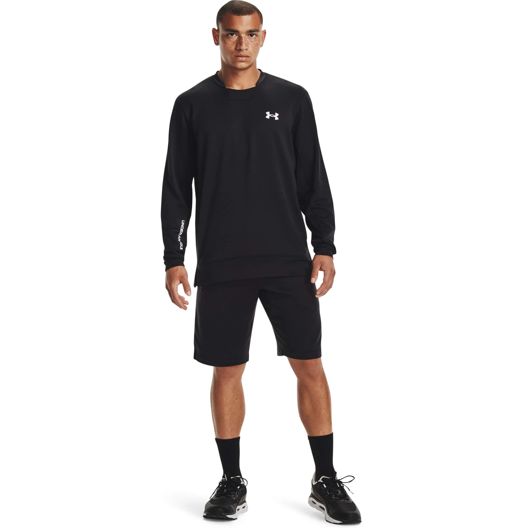 Under Armour UA ARMOUR TERRY CREW Pánská mikina US L 1366262-001 - náhled 5