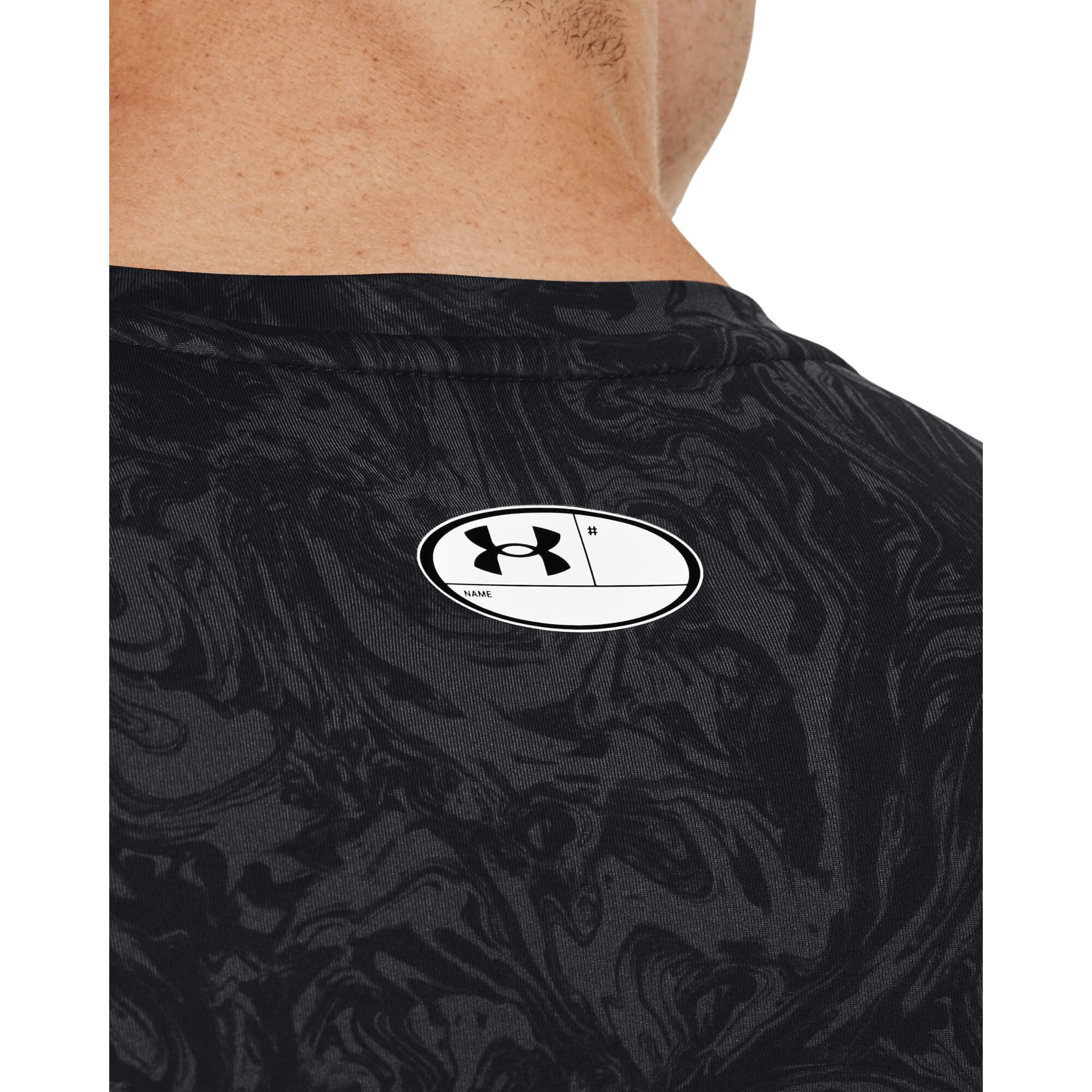 Under Armour UA HG Armour Comp Print SS Pánské tričko US 3XL 1370324-001 - náhled 4