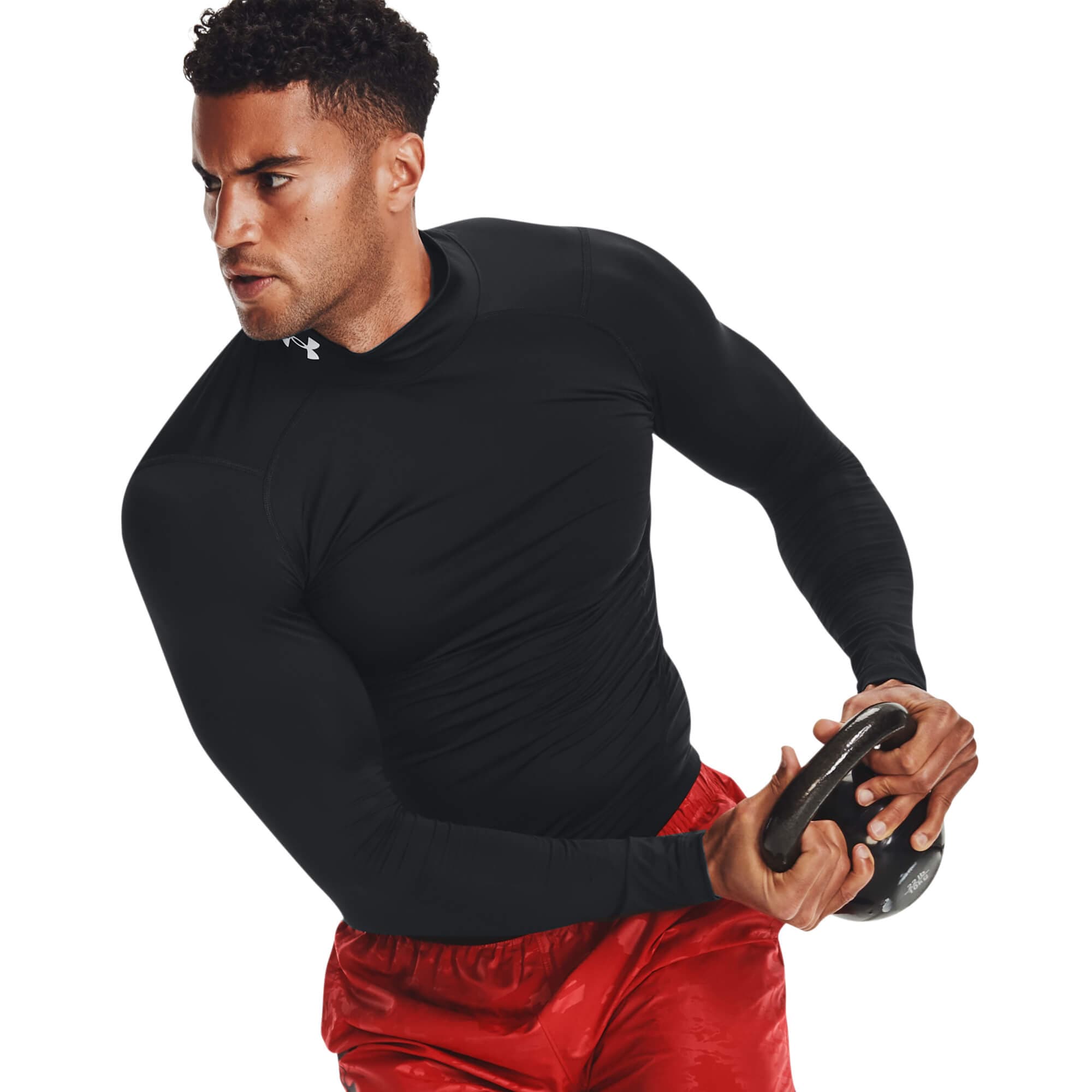 Under Armour UA HG Armour Comp Mock LS Pánské tričko US XL 1369606-001 - náhled 5