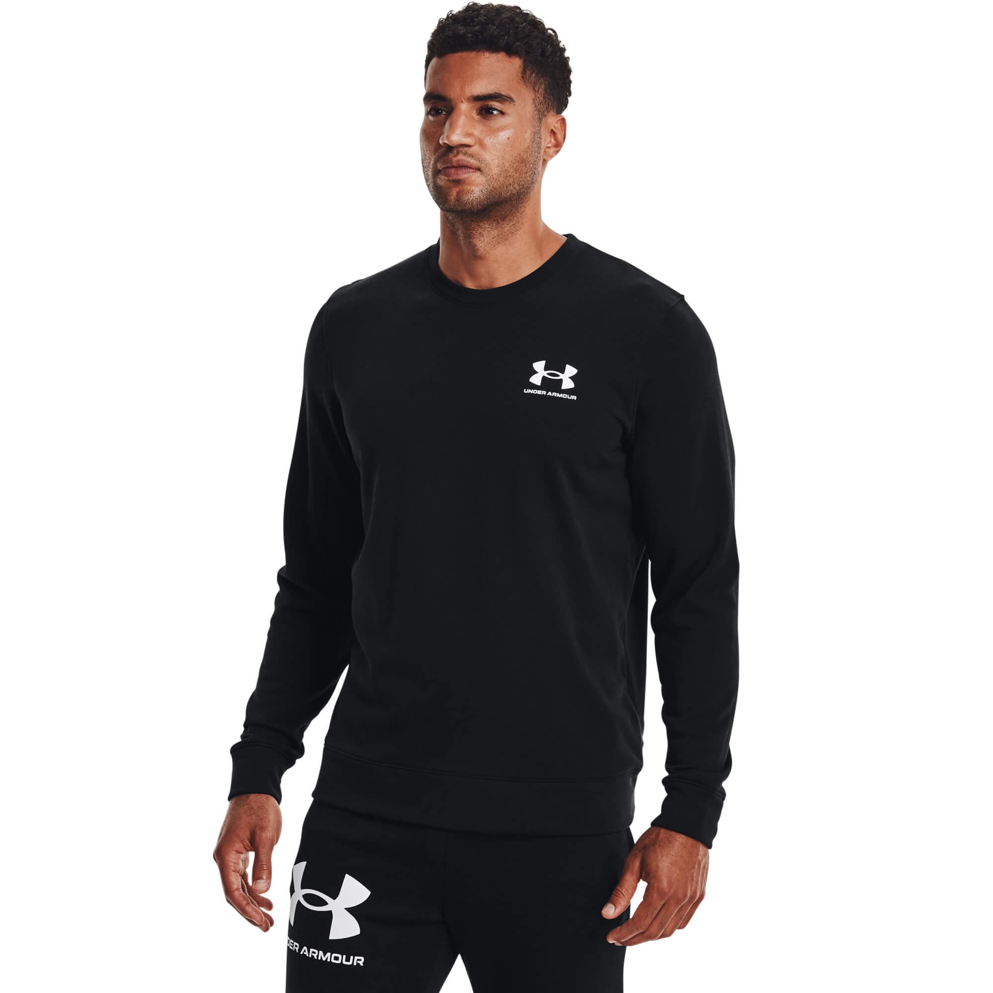Under Armour UA RIVAL TERRY LC CREW Pánské tričko US 3XL 1370404-001 - náhled 3