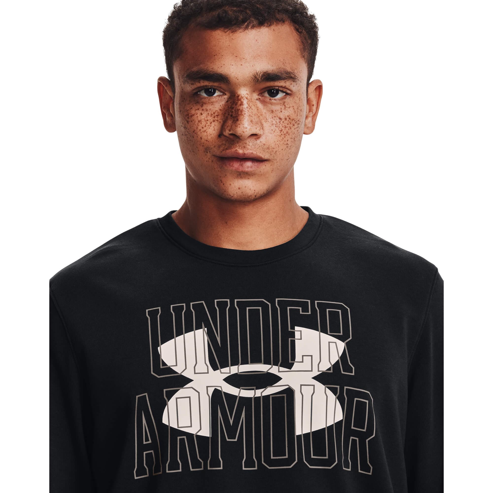 Under Armour UA Rival Terry Logo Crew Pánská mikina US 3XL 1370391-001 - náhled 4
