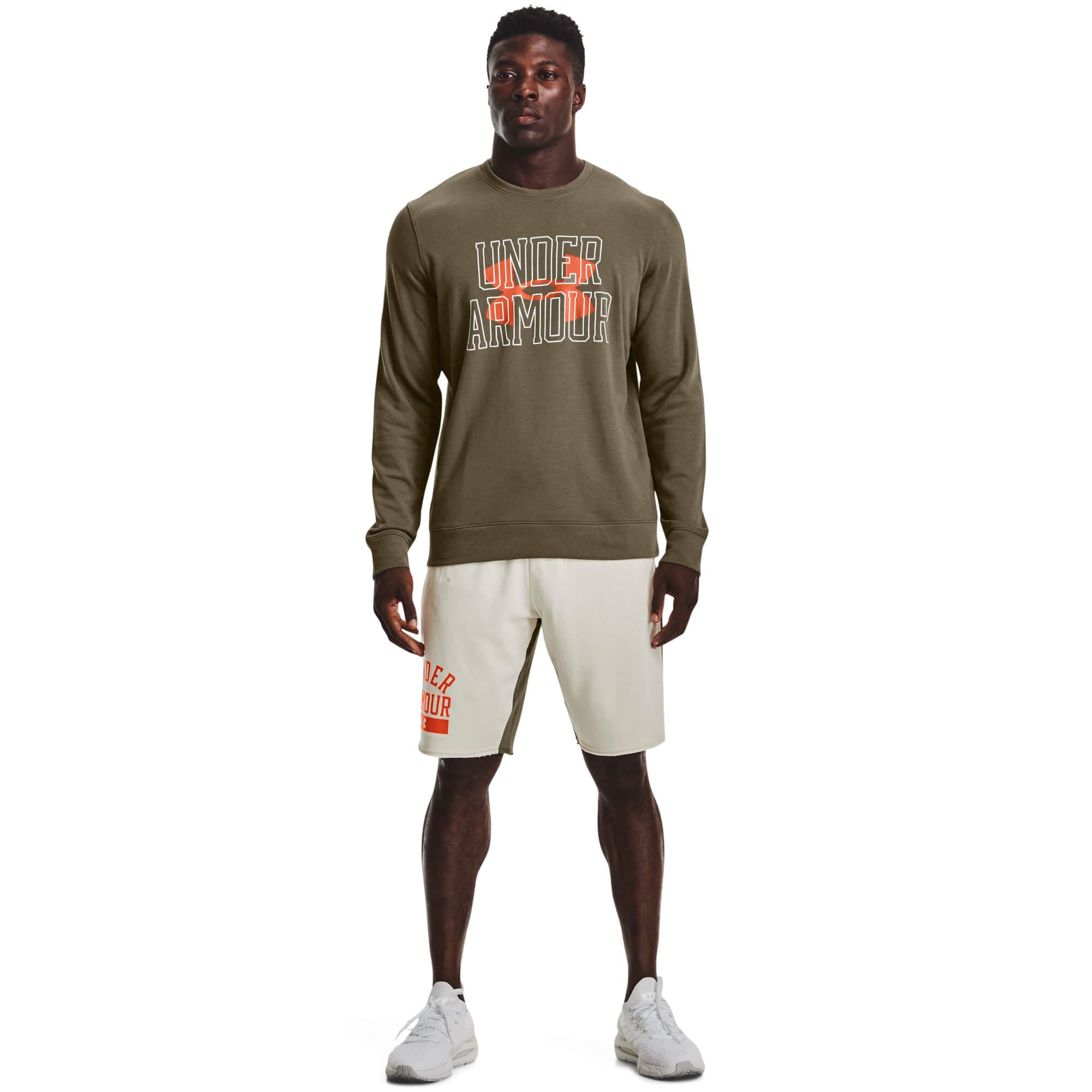 Under Armour UA Rival Terry Logo Crew Pánská mikina US L 1370391-361 - náhled 5