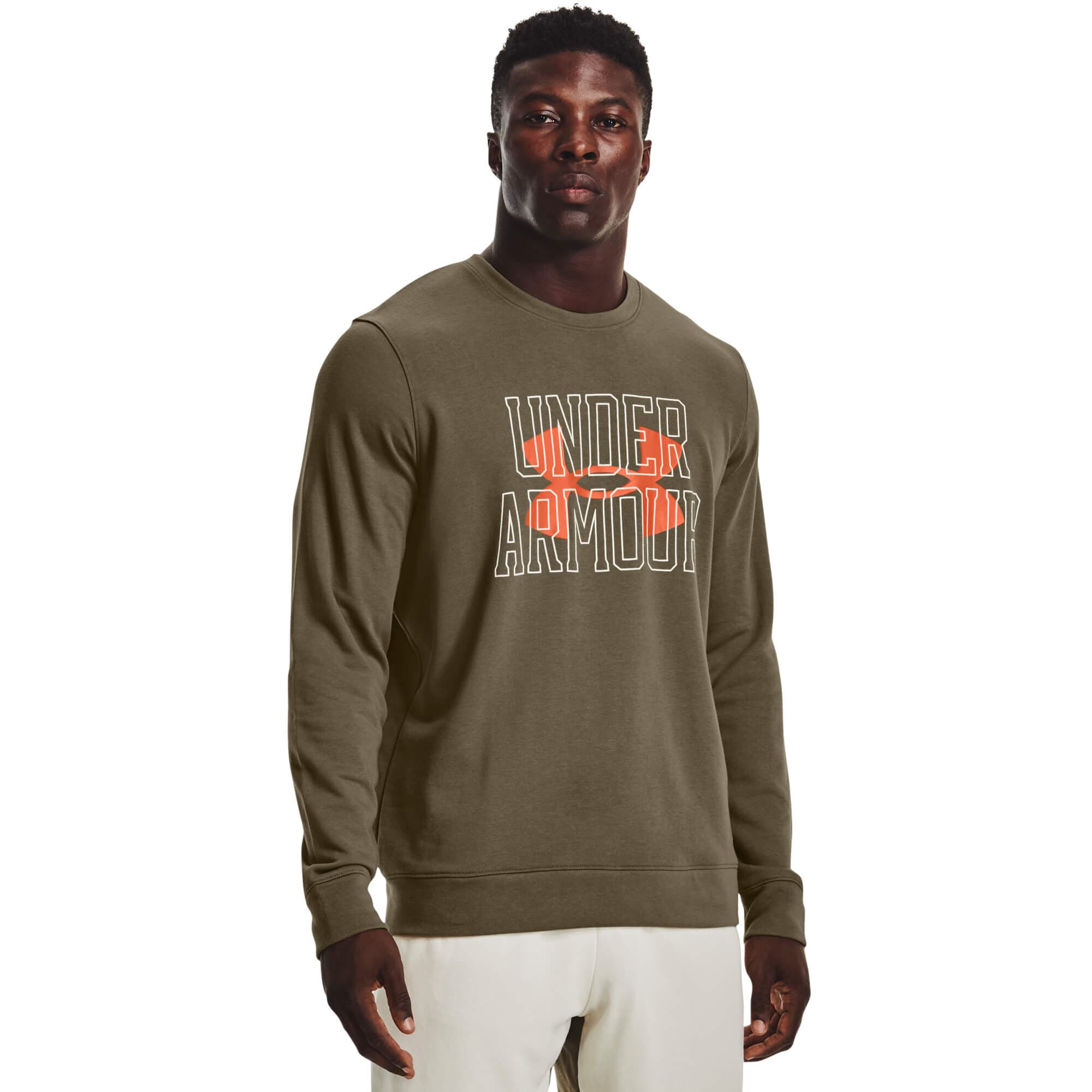 Under Armour UA Rival Terry Logo Crew Pánská mikina US L 1370391-361 - náhled 3