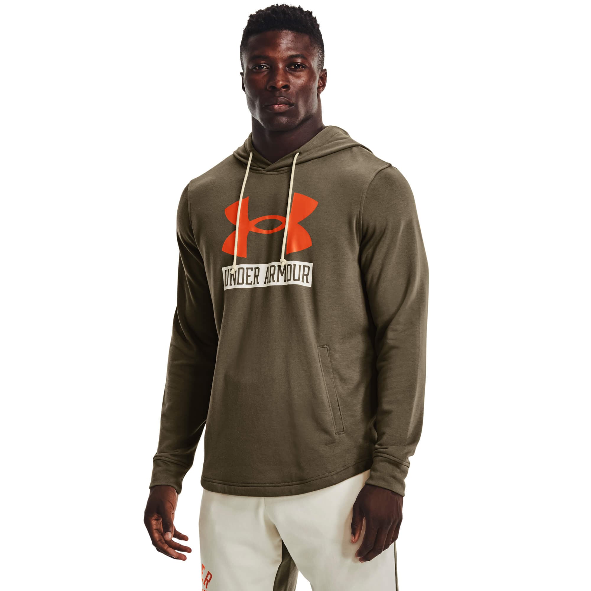 Under Armour UA Rival Terry Logo Hoodie Pánská mikina US M 1370390-361 - náhled 3