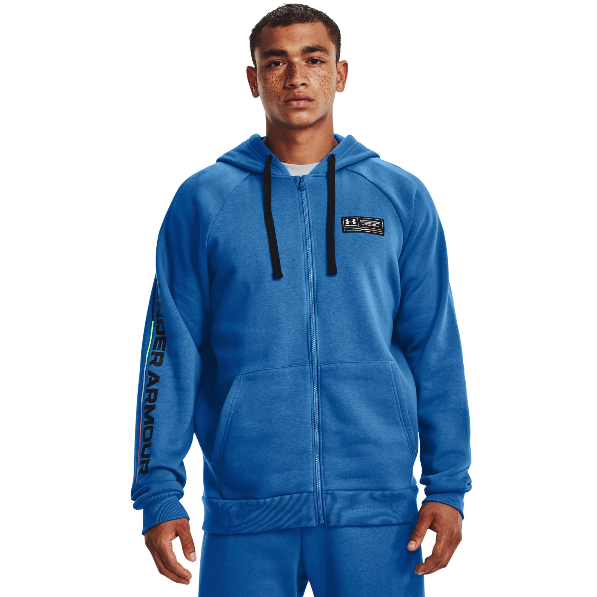 Under Armour UA Rival Fleece Chroma FZ HD Pánská mikina US M 1370344-474 - náhled 1