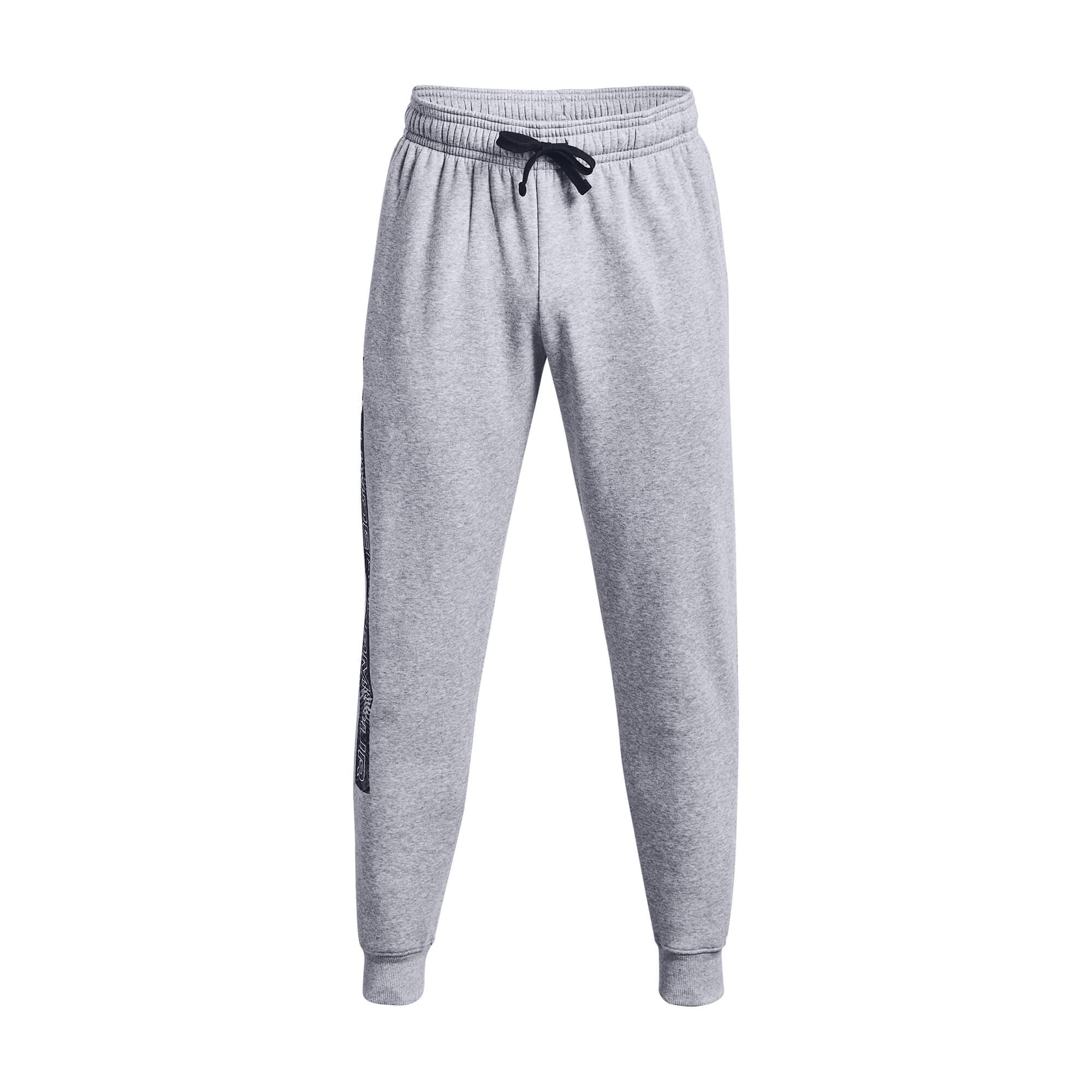 Under Armour UA RIVAL FLC GRAPHIC JOGGER Pánské tepláky US XXL 1370351-011 - náhled 5