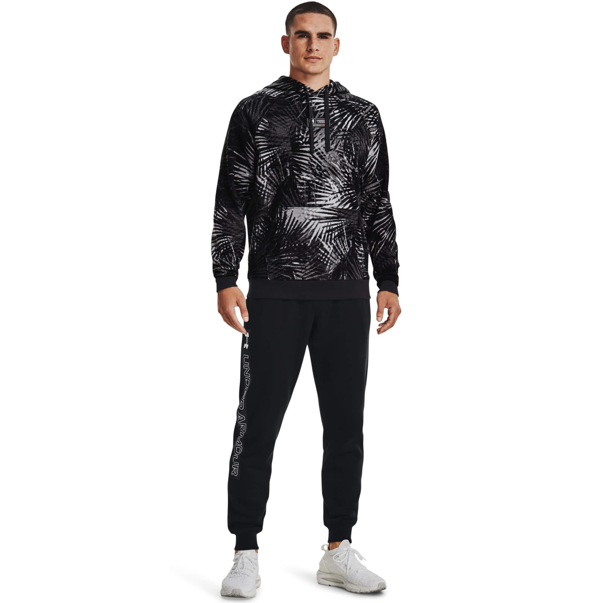 Under Armour UA Rival Flc Sport Palm HD Pánská mikina US XL 1370347-001 - náhled 3
