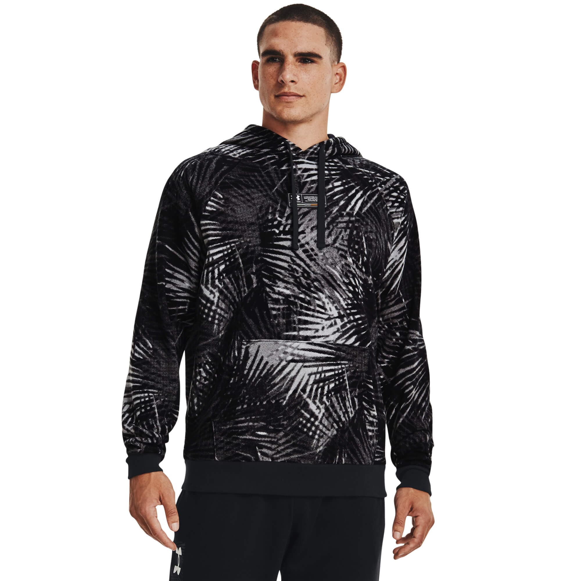 Under Armour UA Rival Flc Sport Palm HD Pánská mikina US XL 1370347-001