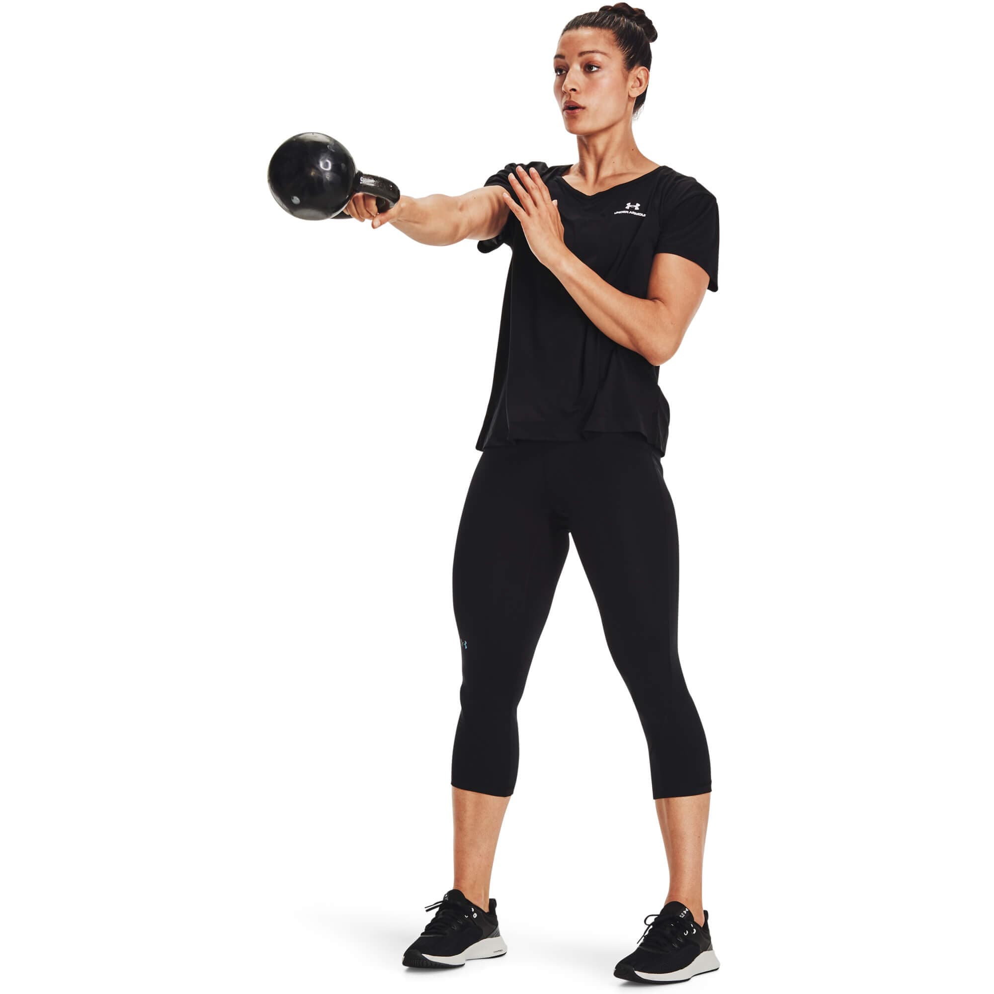 Under Armour UA Rush Energy Core SS Dámské tričko US L 1365683-001 - náhled 4