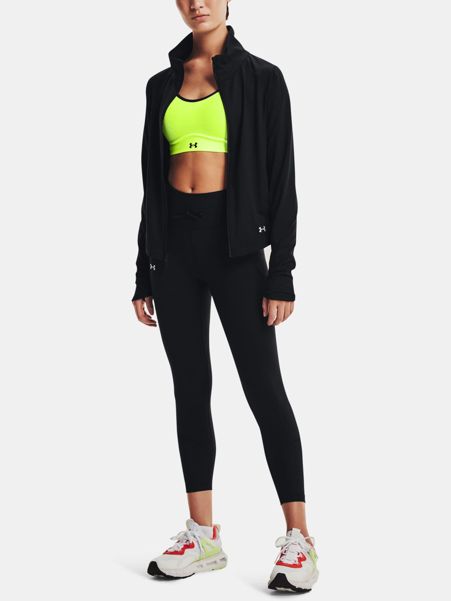 Under Armour Meridian Rib WB Ankle Leg Dámské legíny US L 1365801-001 - náhled 3