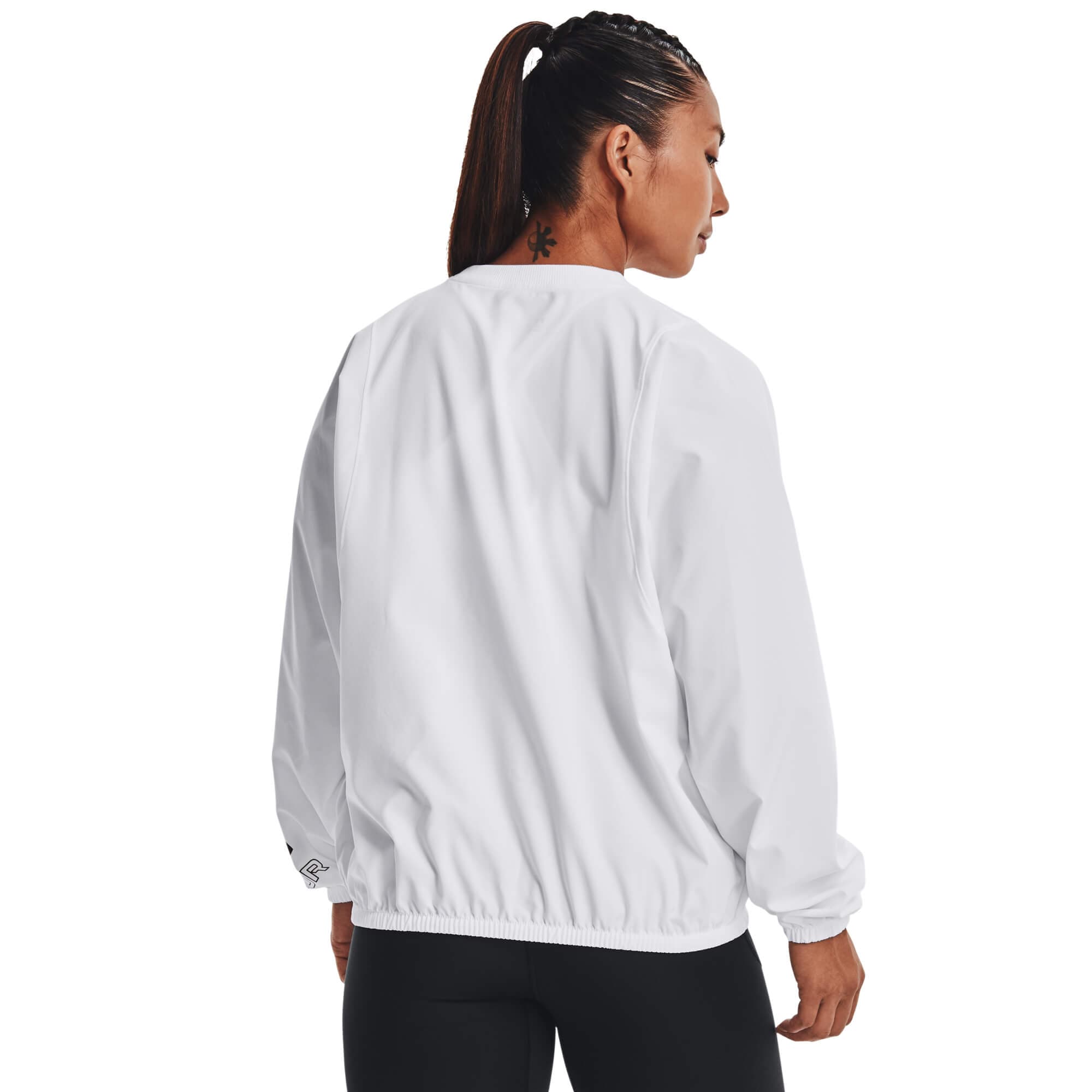 Under Armour Woven Graphic Crew Dámská mikina US L 1369891-100 - náhled 2