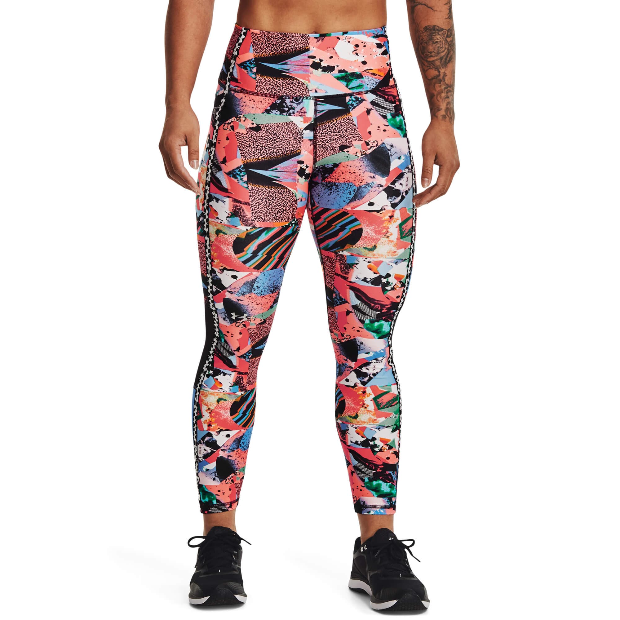 Under Armour HG Armour PF AOP Ankle Leg Dámské legíny US L 1369946-628 - náhled 1