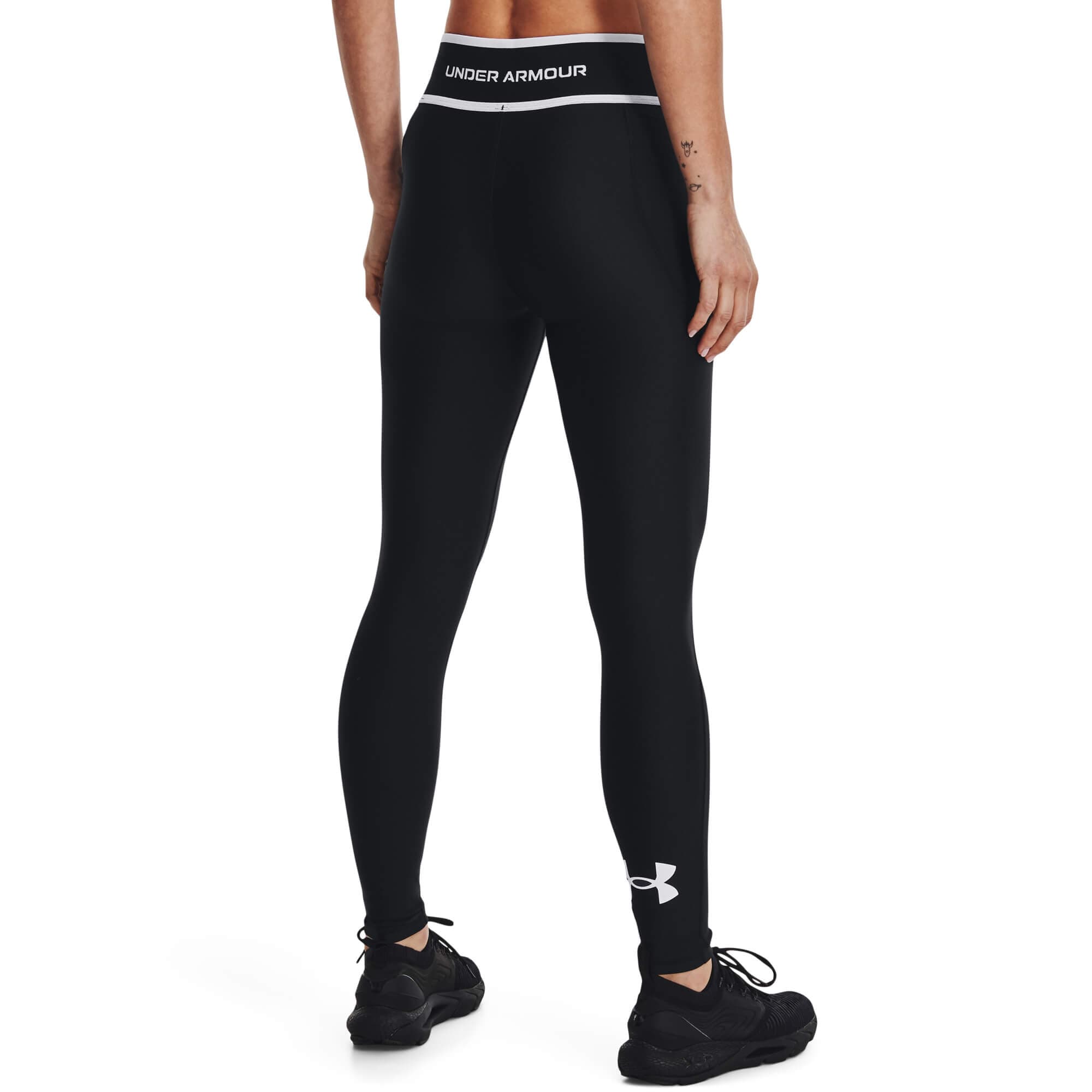 Under Armour HG Armour Branded WB Legging Dámské legíny US XS 1369898-001 - náhled 2