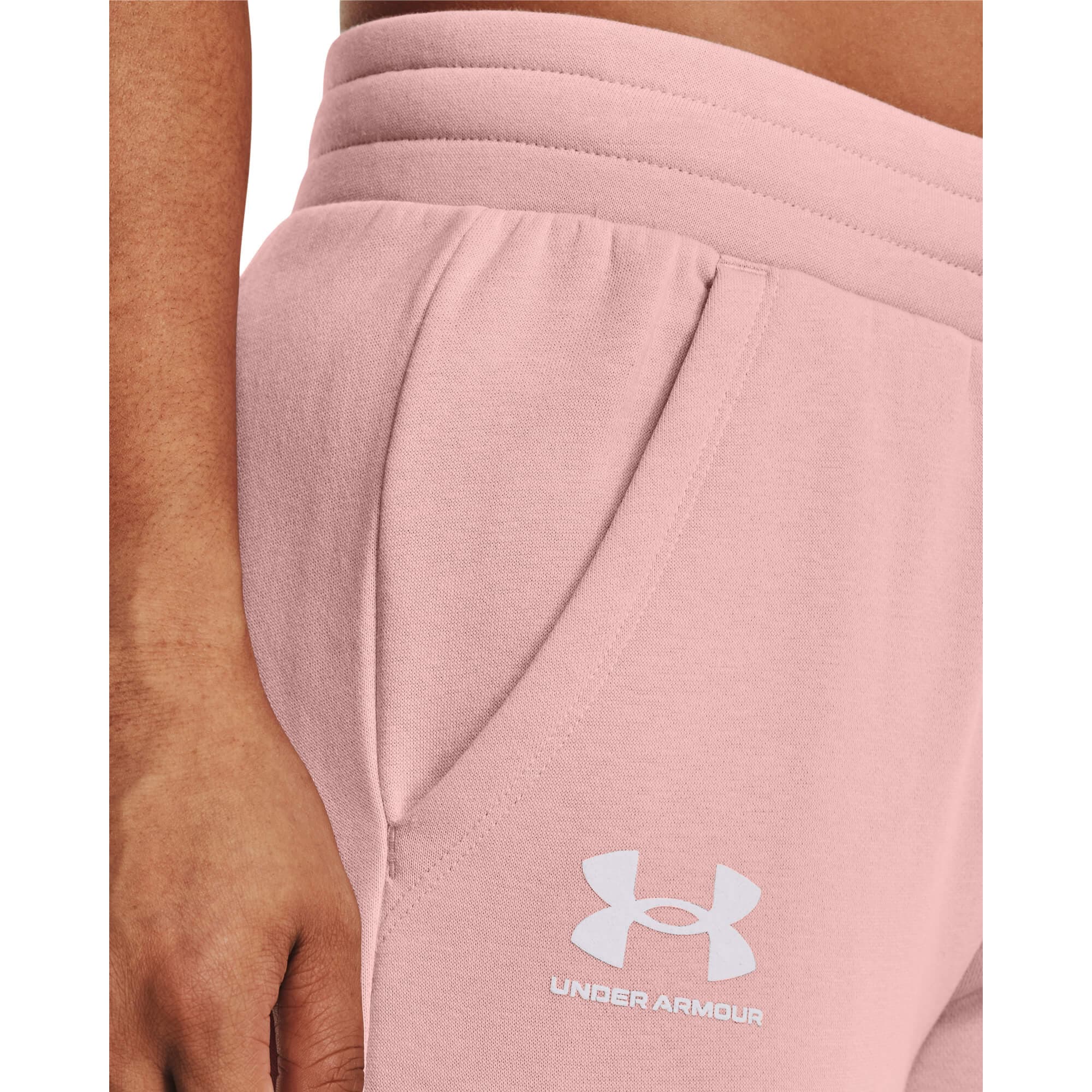 Under Armour Rival Fleece Joggers Dámské tepláky US XL 1356416-676 - náhled 4