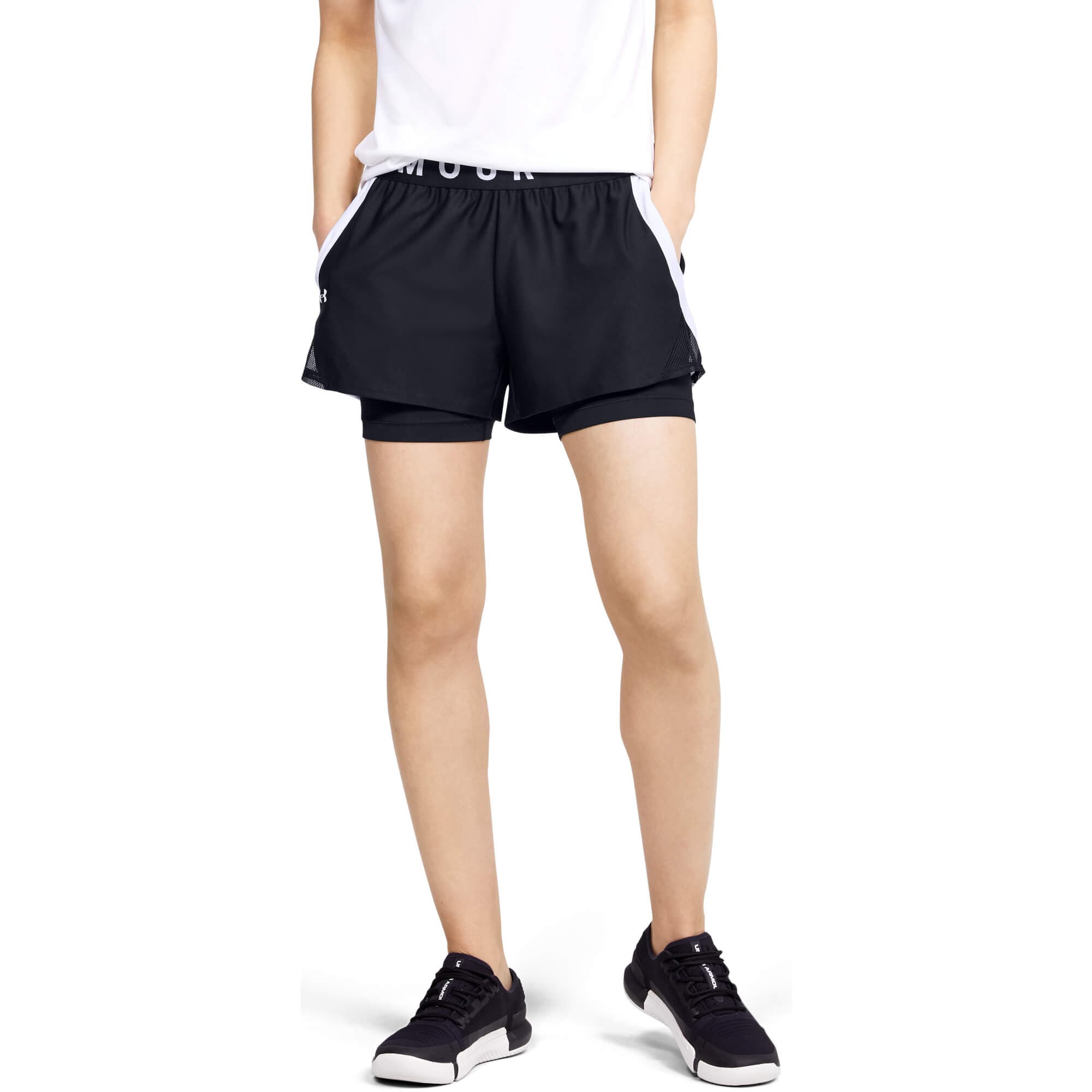 Under Armour Play Up 2-in-1 Shorts Dámské kraťasy US L 1351981-001 - náhled 4