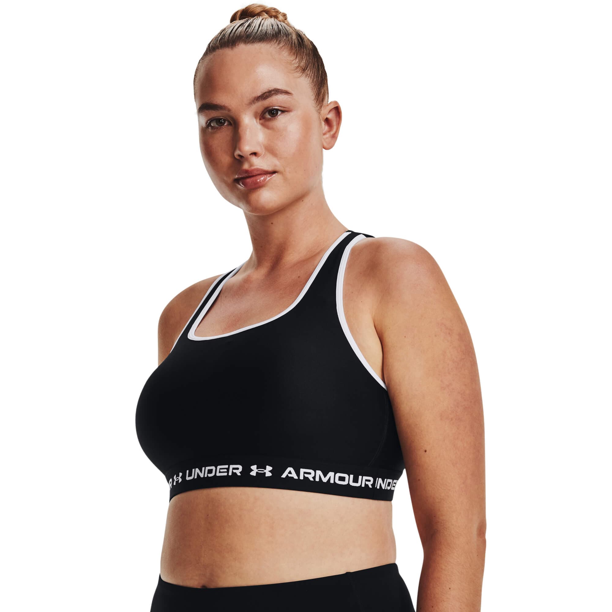 Under Armour UA Crossback Mid Bra Pkt Sportovní podprsenka US L 1370069-001 - náhled 5