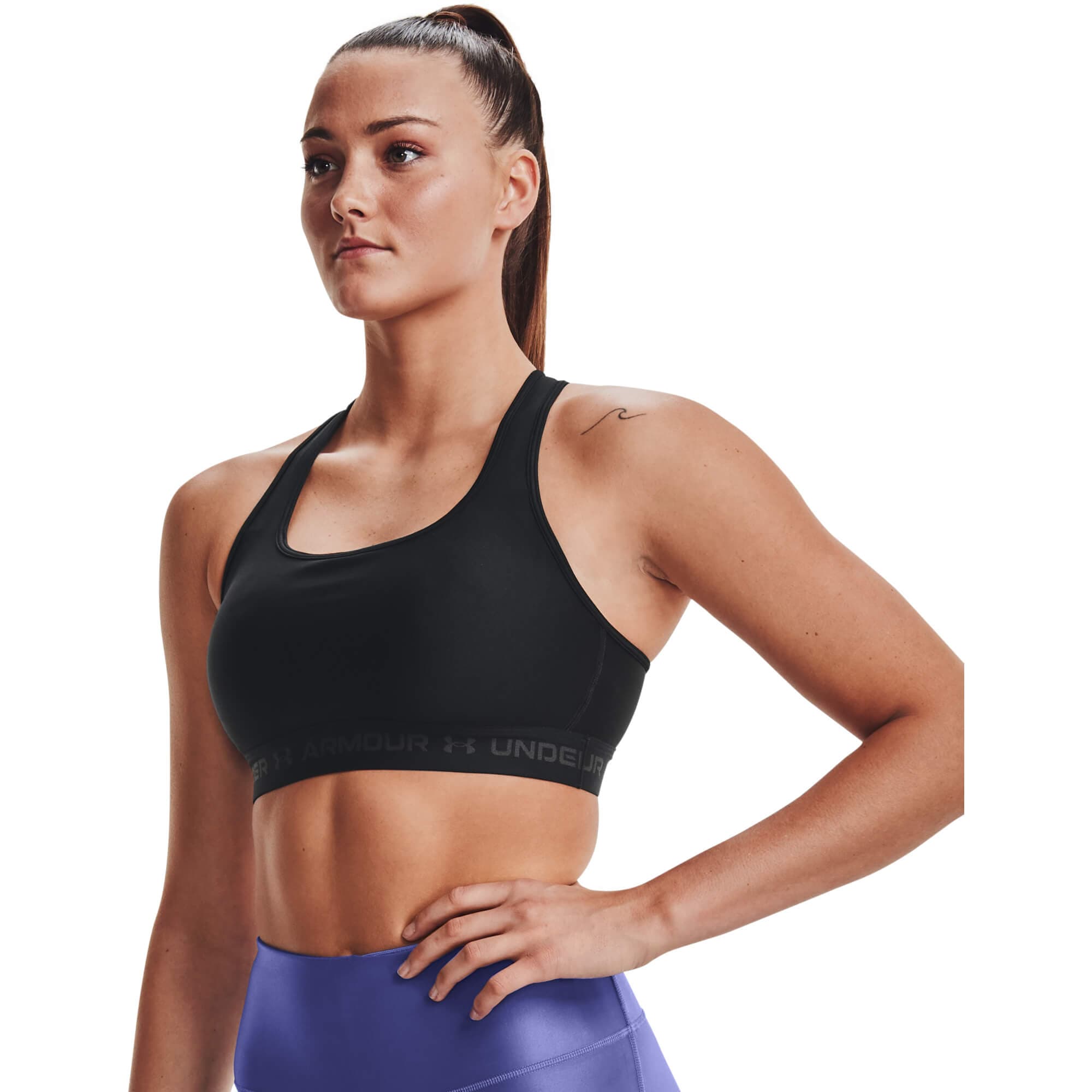Under Armour UA Crossback Mid Bra Sportovní podprsenka US L 1361034-001 - náhled 5