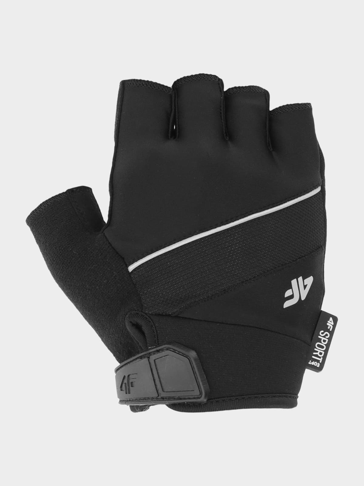 4F H4L22-RRU002 DEEP BLACK Cyklistické rukavice US M H4L22-RRU002 DEEP BLACK