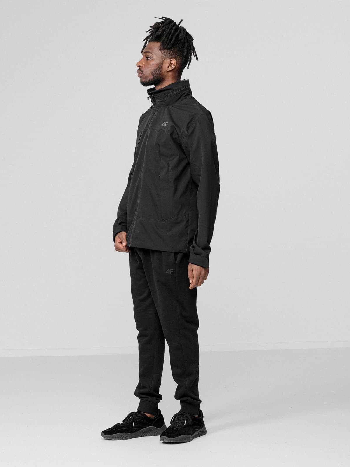 4F H4L22-KUM002 DEEP BLACK Pánská bunda US L H4L22-KUM002 DEEP BLACK - náhled 4