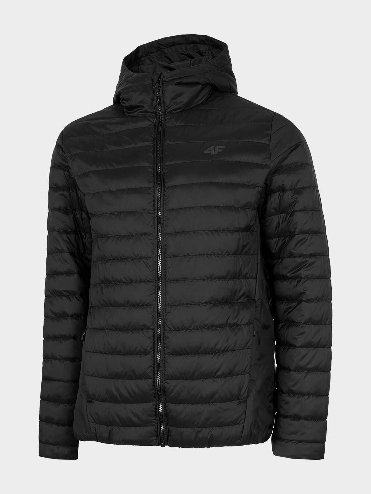 4F H4L22-KUMP003 DEEP BLACK Pánská bunda US XL H4L22-KUMP003 DEEP BLACK - náhled 3