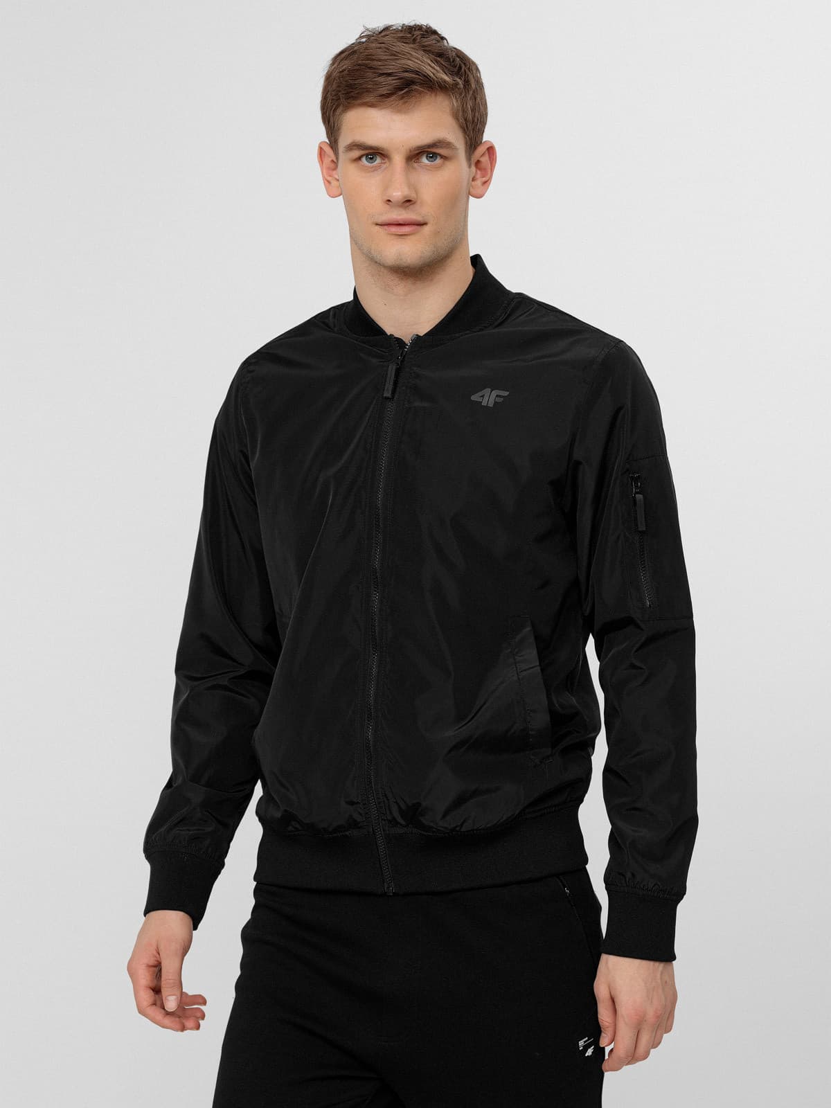 4F H4L22-KUMC001 DEEP BLACK Pánská bunda US M H4L22-KUMC001 DEEP BLACK - náhled 1